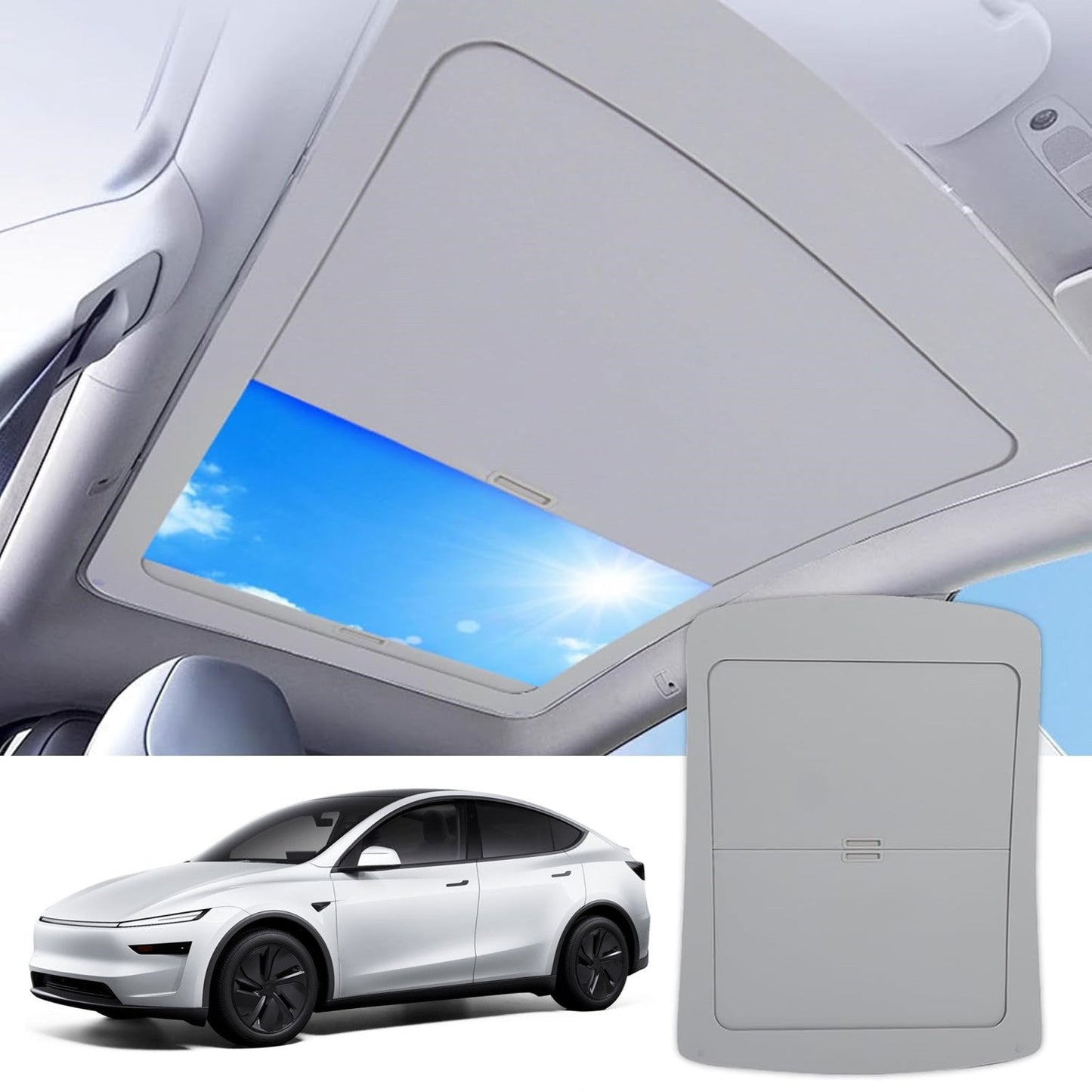 TESERY Retractable Sun Shade for Model Y Juniper