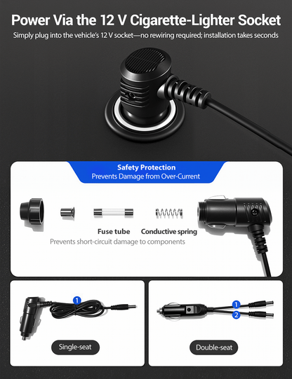 TESERY Seat Ventilation Seat Covers for Model 3 Highland & Model Y Juniper
