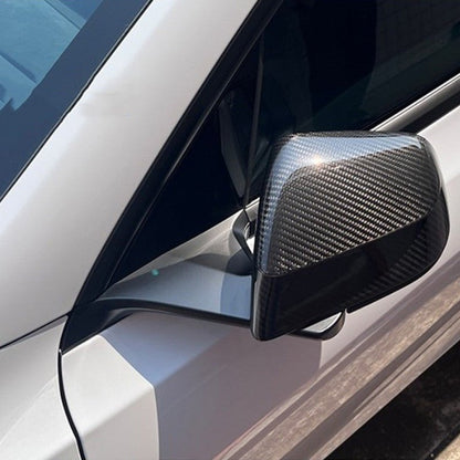 Carbon Fiber Mirror Covers for Tesla Model Y - Juniper Style Upgrade