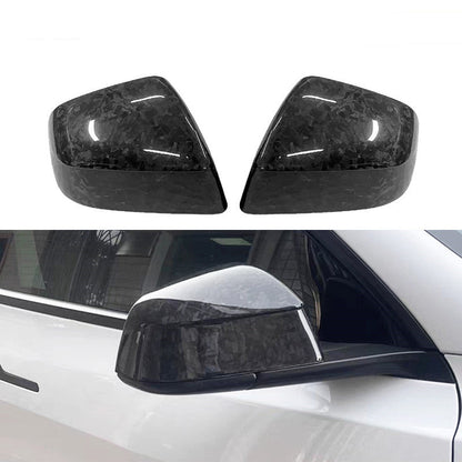 Carbon Fiber Mirror Covers for Tesla Model Y - Juniper Style Upgrade