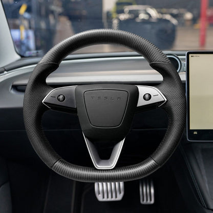 TESERY Sport Carbon Fiber Steering Wheel Replacement for Model 3 Highland & Model Y Juniper