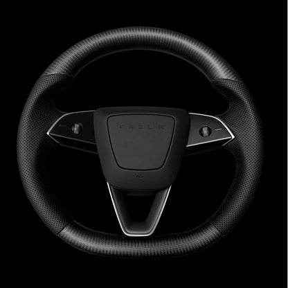 TESERY Sport Carbon Fiber Steering Wheel Replacement for Model 3 Highland & Model Y Juniper