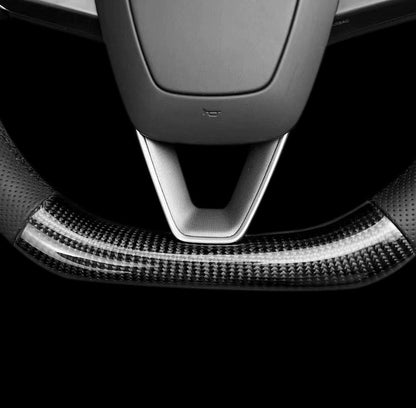 TESERY Sport Carbon Fiber Steering Wheel Replacement for Model 3 Highland & Model Y Juniper