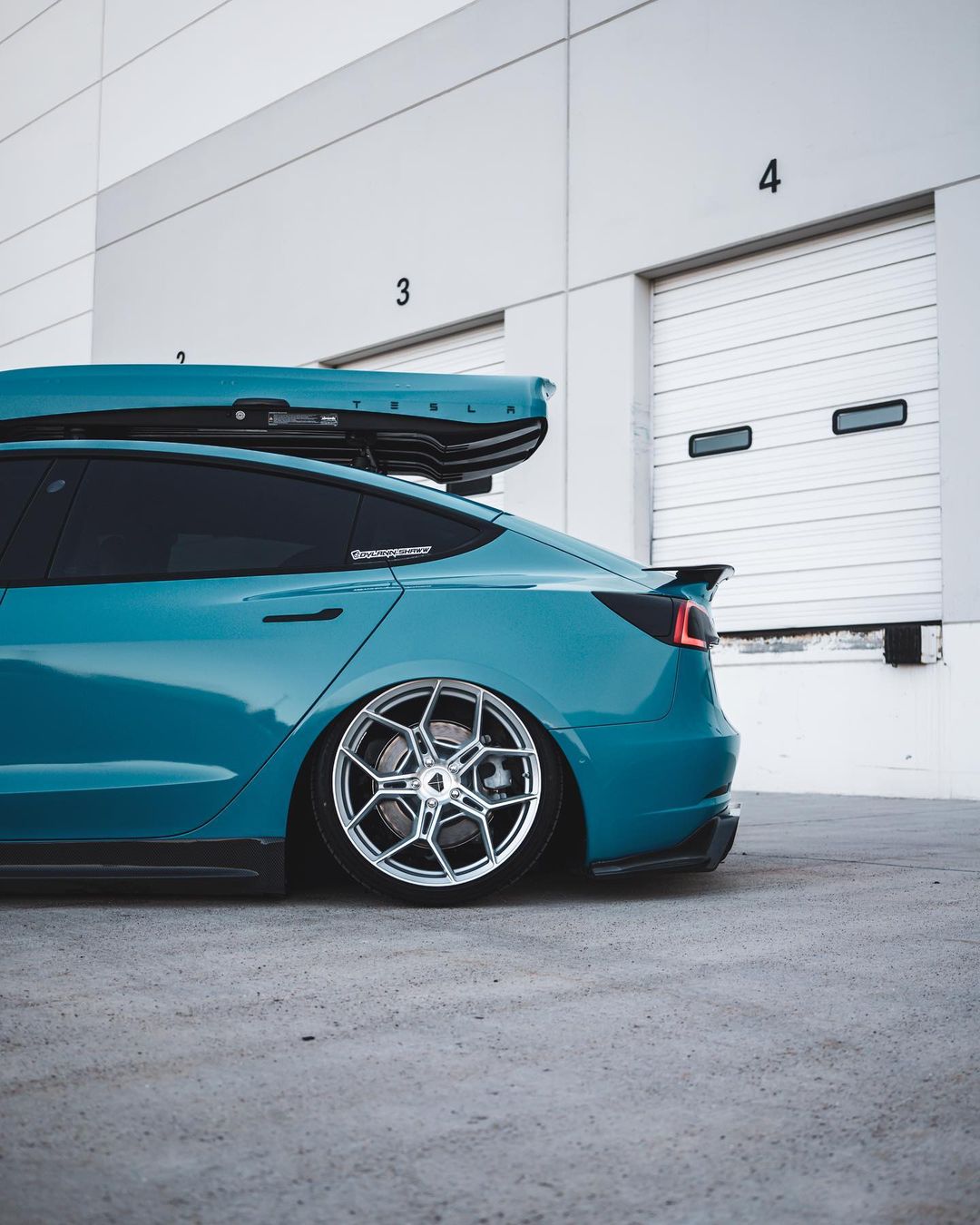 TESERY Tesla Model 3 Carbon Fiber Rear Spoiler Ver.3