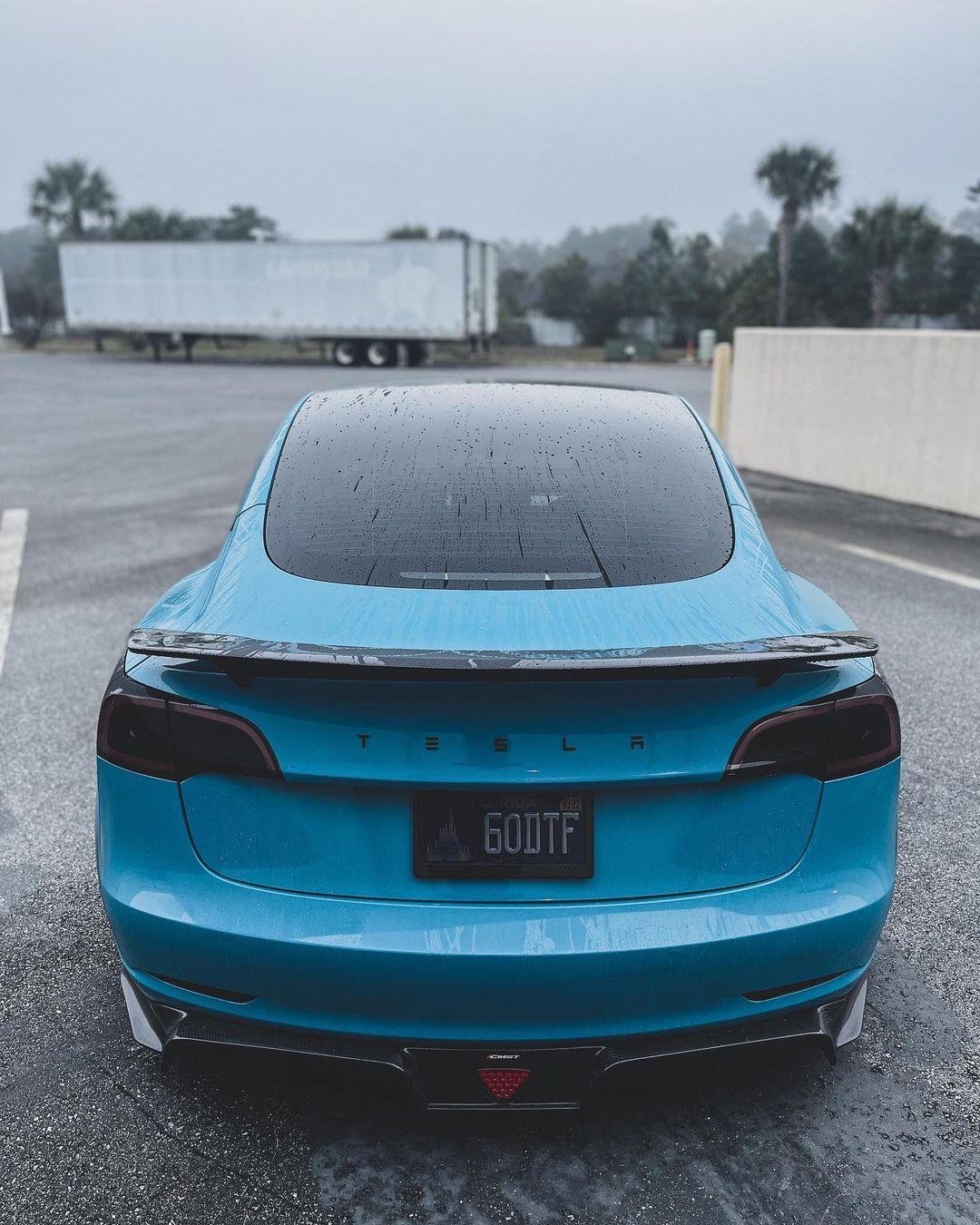 TESERY Tesla Model 3 Carbon Fiber Rear Spoiler Ver.3