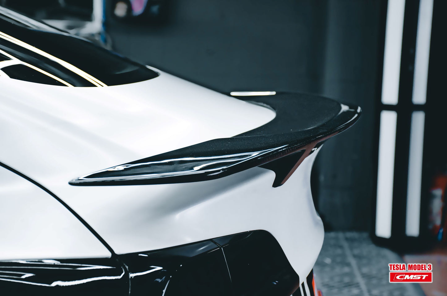 TESERY Tesla Model 3 Carbon Fiber Rear Spoiler Ver.3