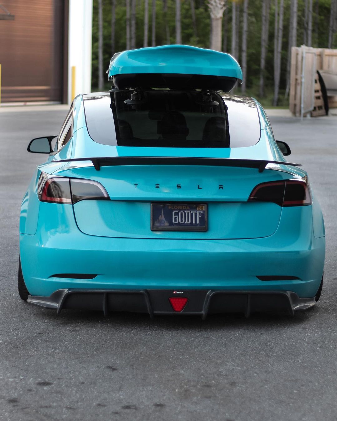 TESERY Tesla Model 3 Carbon Fiber Rear Spoiler Ver.3