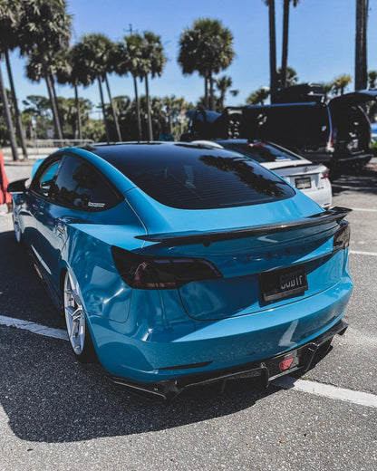 TESERY Tesla Model 3 Carbon Fiber Rear Spoiler Ver.3
