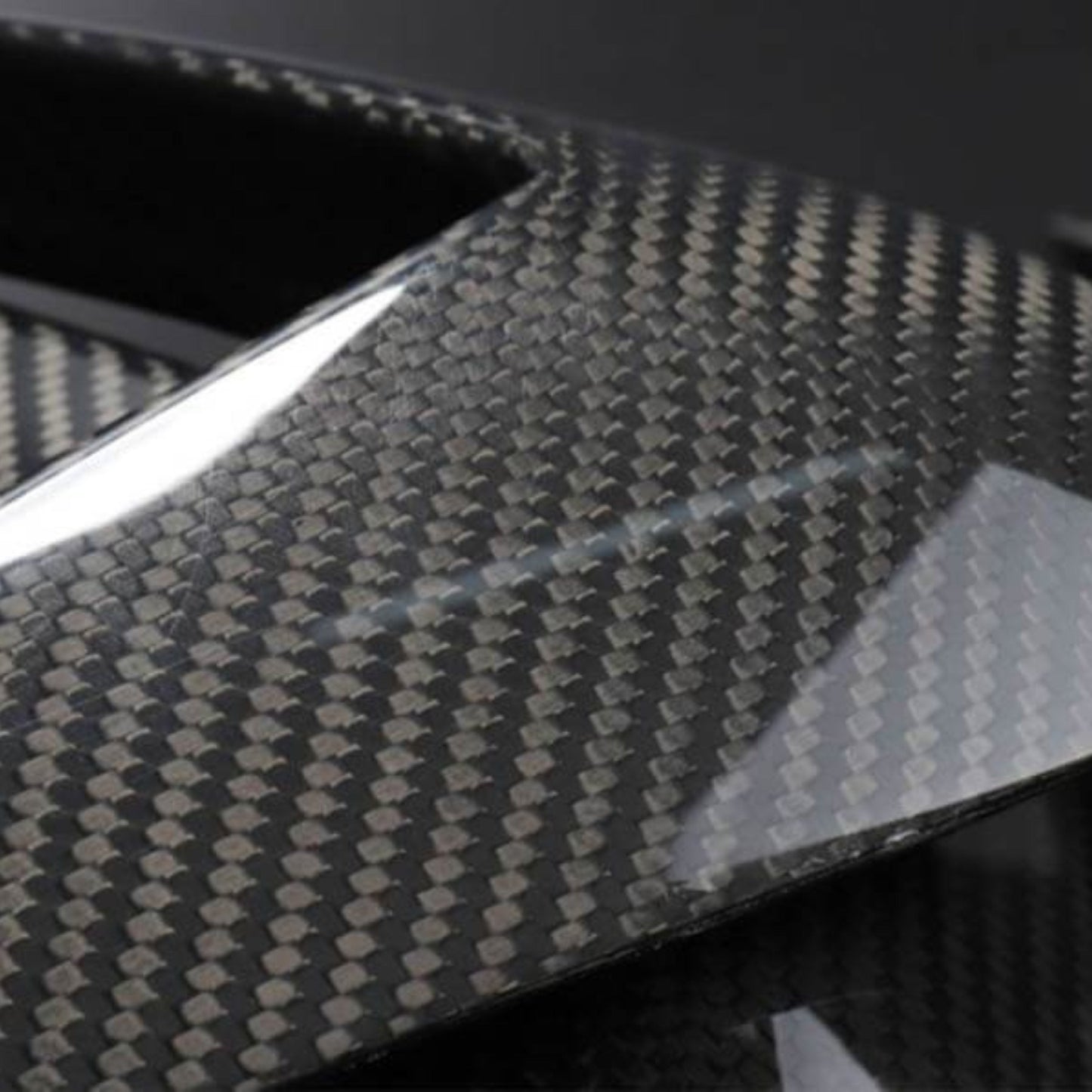 TESERY Tesla Model 3 Fog Light Trim - Carbon Fiber Exterior Mods