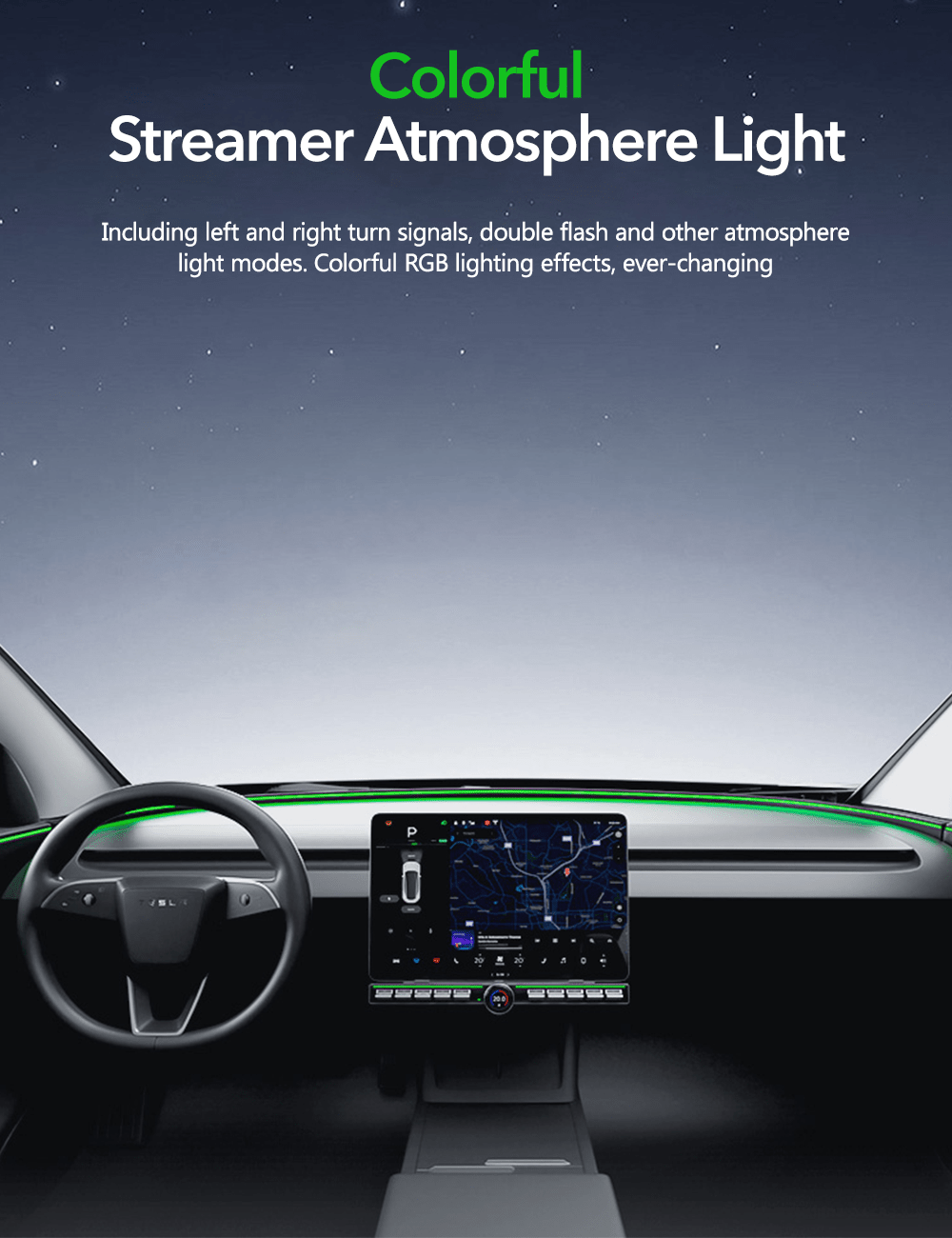 TESERY Toggle Physical Buttons for Model 3 Highland / Model Y Juniper