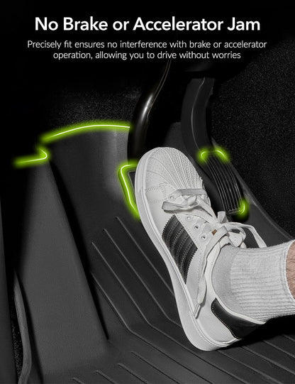 TESERY TPE All Weather Floor Mats for Tesla Model Y & Model 3