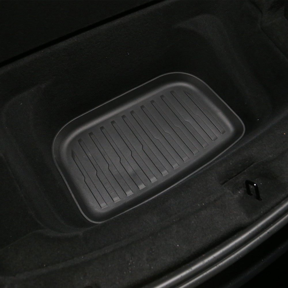 TESERY TPE Rear Trunk Storage Bin Mat for Tesla New Model Y