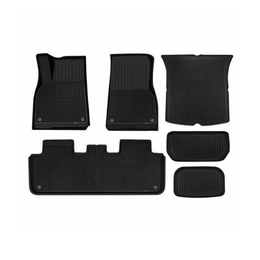 TESERY TPE+Menes Double Layer Floor Mats for Tesla Model 3 & Model Y