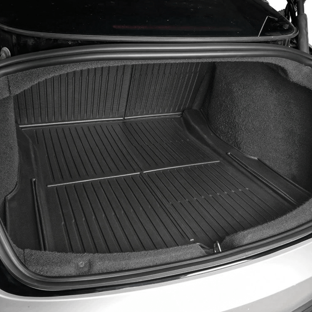 TESERY Trunk Mat With Backrest Mat for Tesla Model 3 Highland