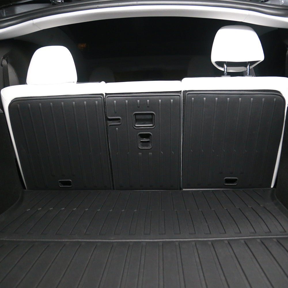 TESERY Trunk Mat With Backrest Mat for Tesla New Model Y