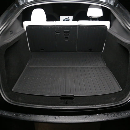 TESERY Trunk Mat With Backrest Mat for Tesla New Model Y