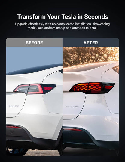 TESERY Upgraded Starlight LED Tail Light for Model 3/Y