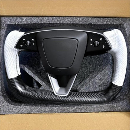 TESERY Yoke Steering Wheel Upgrade For Tesla Model 3 Highland & New Model Y