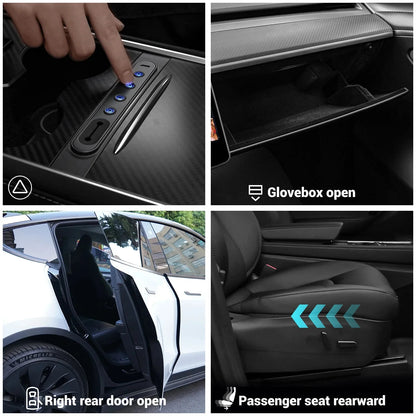 TesevoPhysical Shortcut Buttons Console for Model 3/Y
