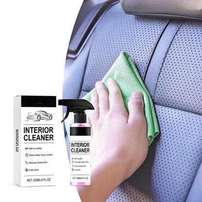 Tesla Interior Cleaner & Stain Remover for Vegan Leather | Safe on Model 3, Y, S, X Seats, Dash & Console