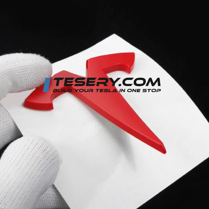 Tesla Logo "T" Emblem for Model 3 / Y (Set of 3)