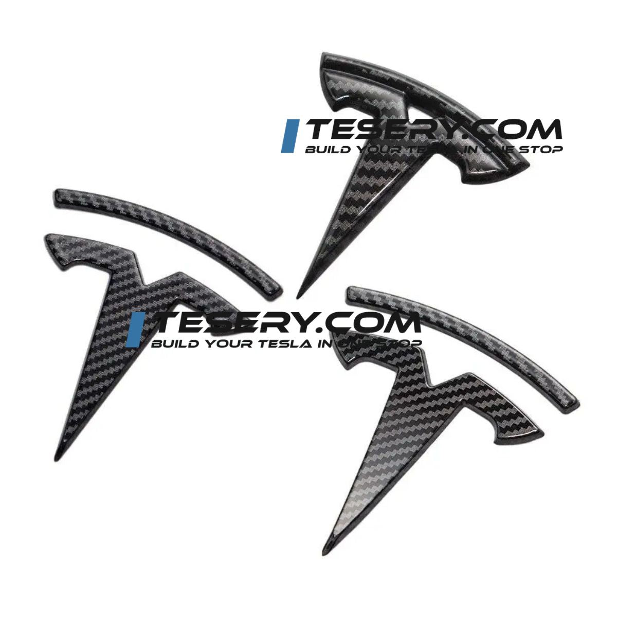 Tesla Logo "T" Emblem for Model 3 / Y (Set of 3)