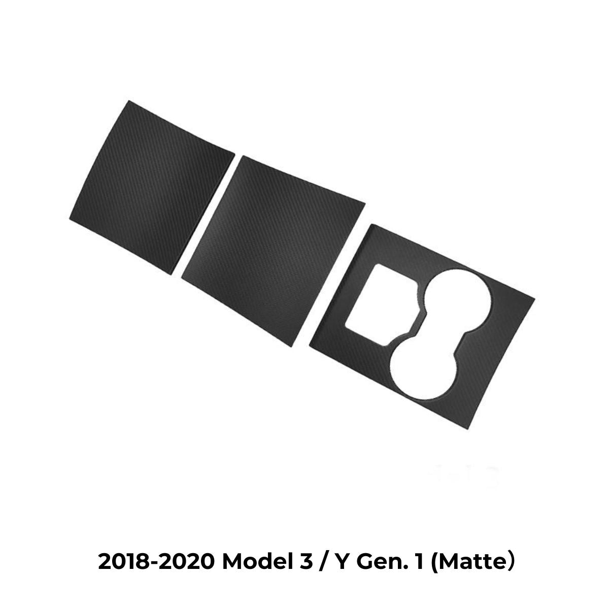 Tesla Model 3 / Y Center Console Wrap Cover  (Gen. 1 & 2 & 3) - Carbon Fiber Interior Mods