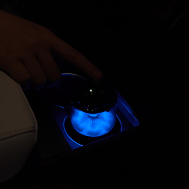 Tesla Model Y/3/S/X Cloud Mist Car Diffuser With Ambient Lighting