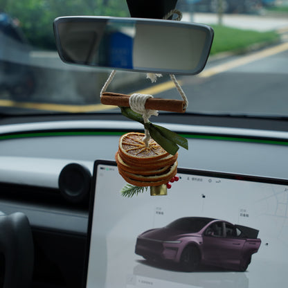 Car Orange Scent Christmas  Ornament 丨Universal Hanging Design