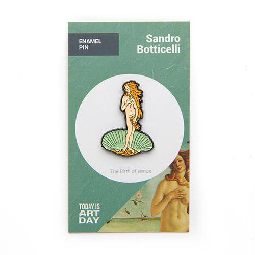 The Birth of Venus Enamel Pin - Today is Art Day
