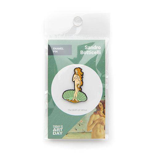 The Birth of Venus Enamel Pin - Today is Art Day