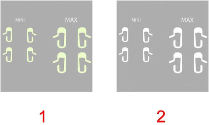 Interior Door Opening Reminder Glow-in-the-Dark Sticker for Tesla Model 3