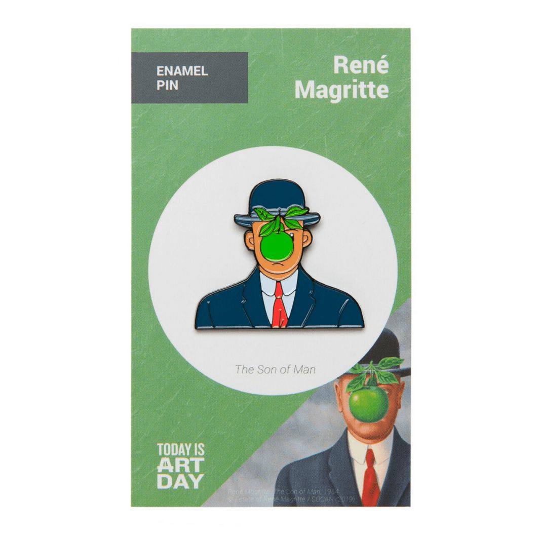 The Son of Man by Magritte Enamel Pin - Today is Art Day