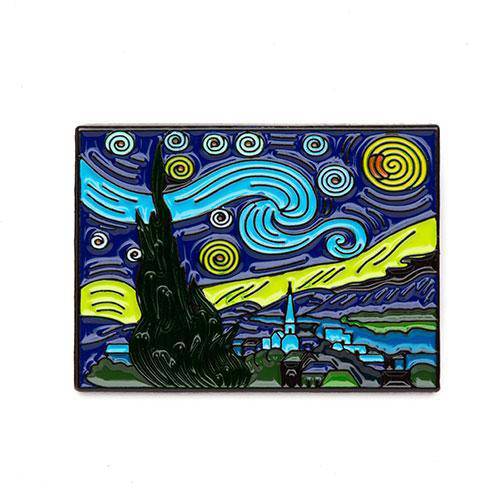 The Starry Night Enamel Pin - Today is Art Day