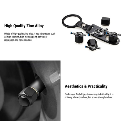 Tire Valve Caps for Tesla Model 3/Y/S/X