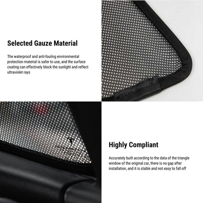 Triangular Window Shades for Tesla Model Y/3