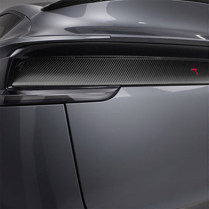 Trunk Tailgate Applique for Tesla Model Y Juniper - Real Dry Molded Carbon Fiber