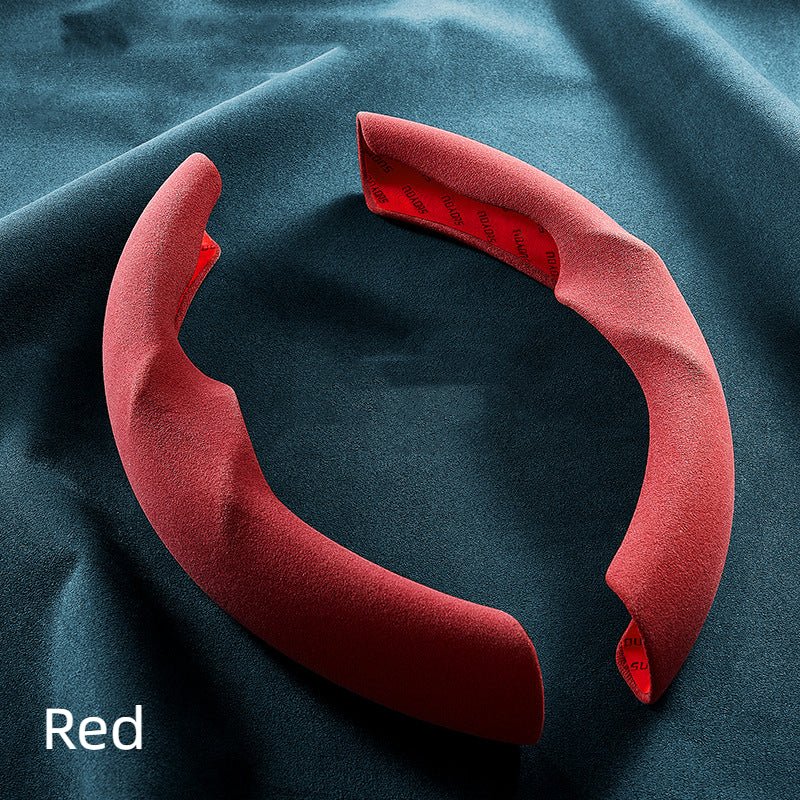 Ultra-thin Alcantara Steering Wheel Cover for Tesla Model 3 / Y