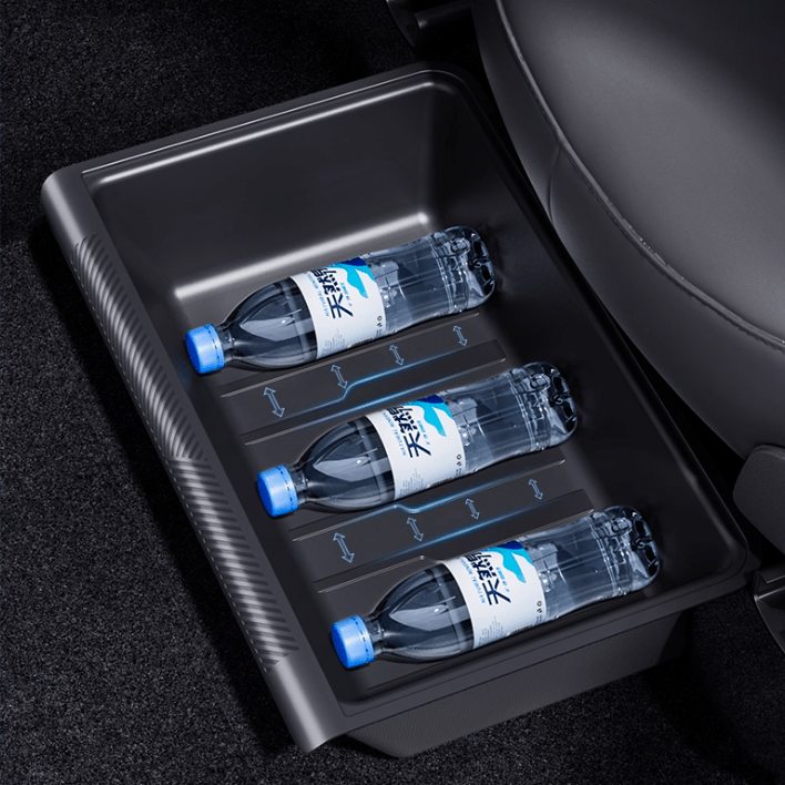 Forward/Rearward Under Front Seat Storage Box for Tesla Model Y Juniper