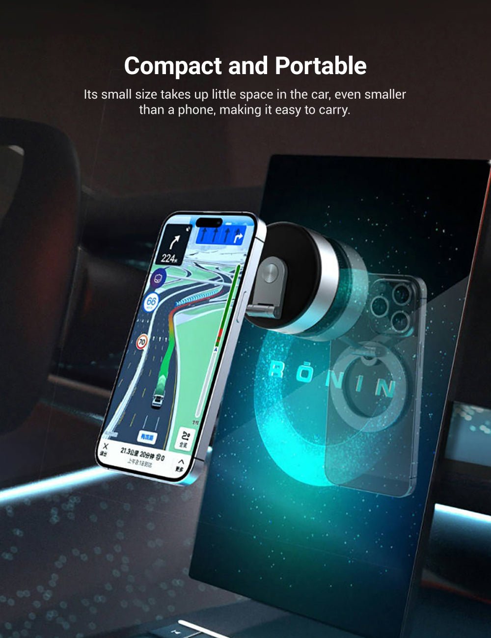 Vacuum Magnetic Mount for Tesla Model 3/Y/S/X/Cybertruck