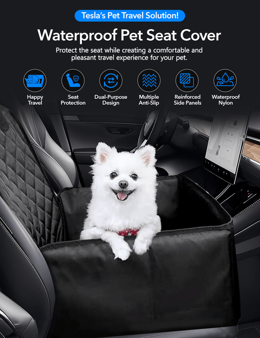 Waterproof Car Dog Seat Cover for Tesla Model Y/3/S/X/Cybertruck