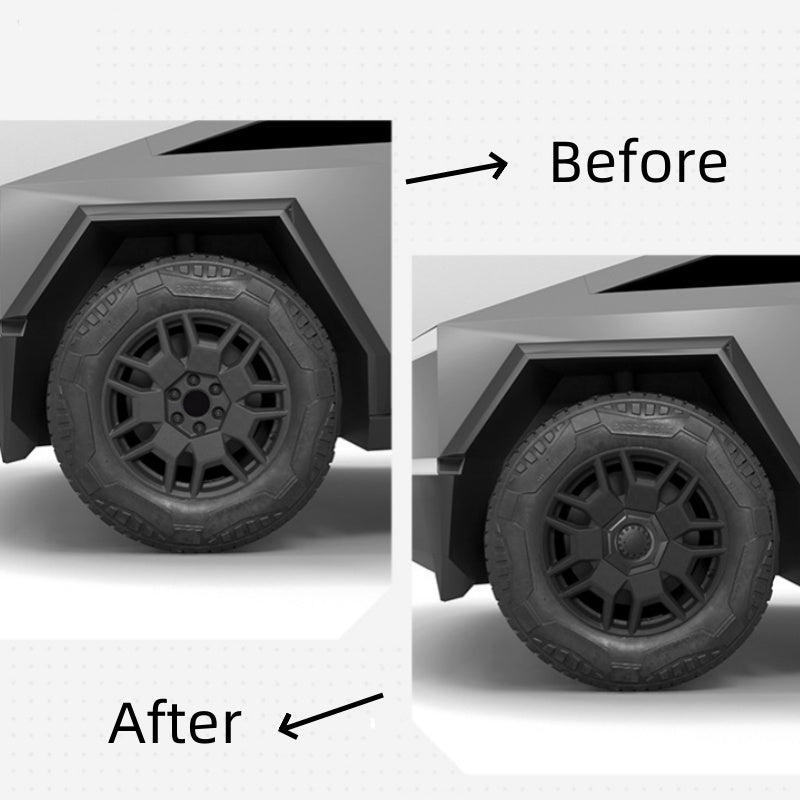Wheel Center Hub Caps for Cybertruck (4 PCS)