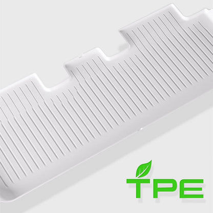 White TPE Floor Mats for Model 3 & Model Y