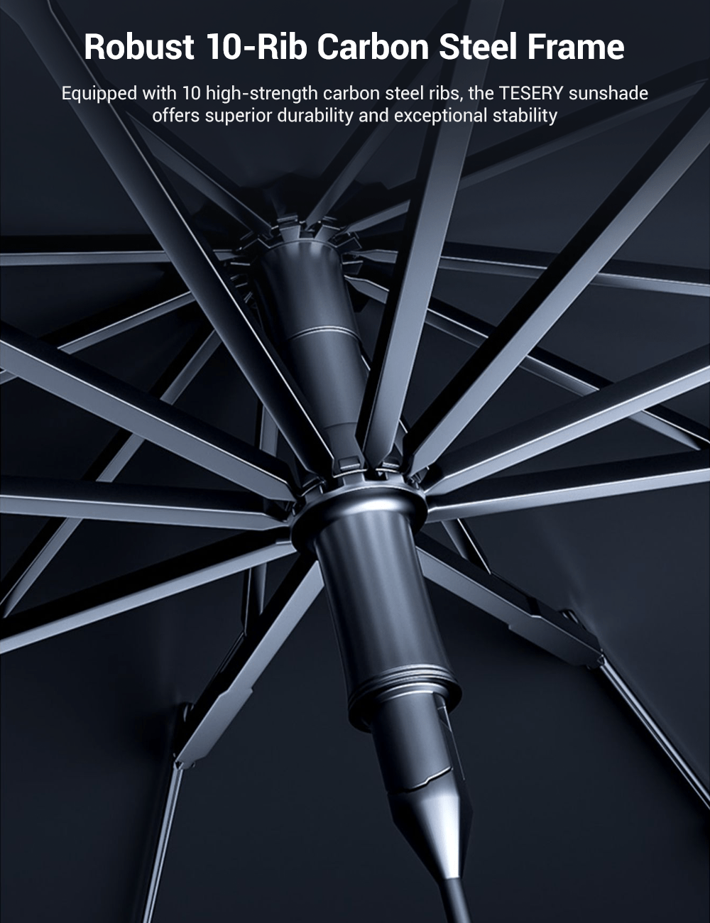 Windshield Sun Shade Umbrella for Tesla Model 3/Y/S/X