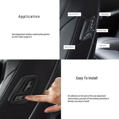 Wireless Passenger Seat Adjustment Buttons For Tesla Model 3/Y