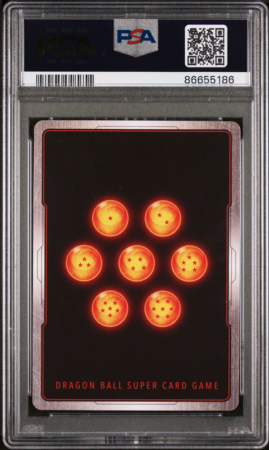 2019 DRAGON BALL SUPER OFFICIAL  VEKU, TRMPHNT MIGHT #P-095 PSA 9